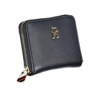 Tommy Hilfiger Blue Polyurethane Women Wallet - Zeiniez