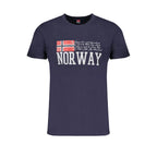 Norway 1963 Blue Cotton Mens T-Shirt - Zeiniez