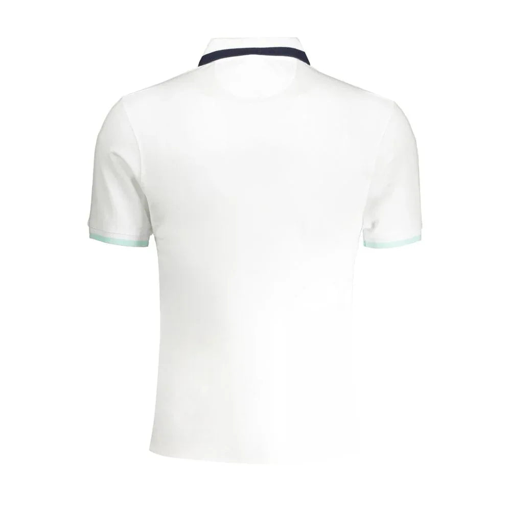 La Martina White Cotton Polo Shirt - Zeiniez