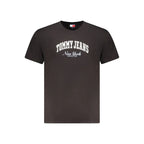 Tommy Hilfiger Black Cotton Men's T-Shirt - Zeiniez