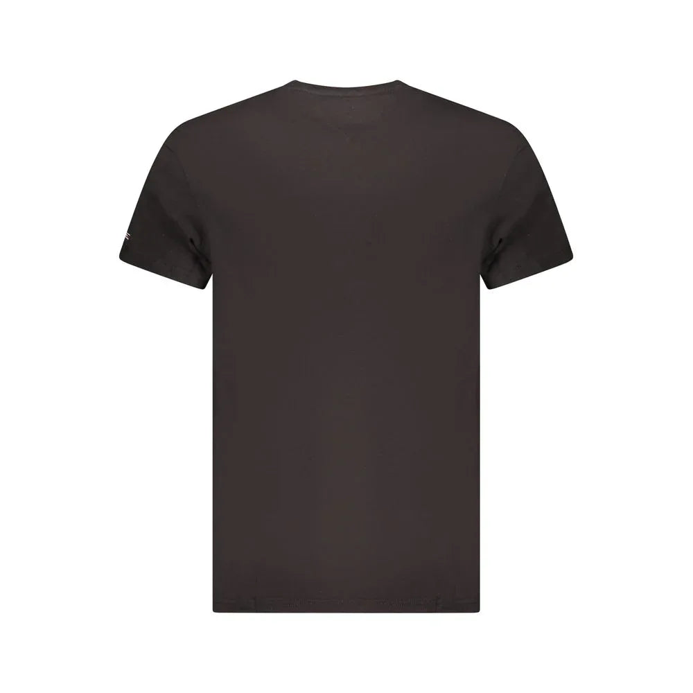 Tommy Hilfiger Black Cotton Men's T-Shirt - Zeiniez