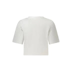 Fila White Organic Cotton Women T-Shirt - Zeiniez
