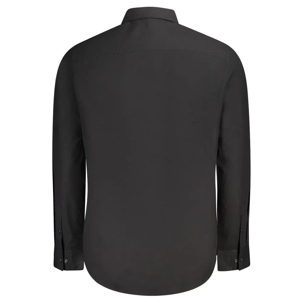 Calvin Klein Black Cotton Men's Shirt - Zeiniez