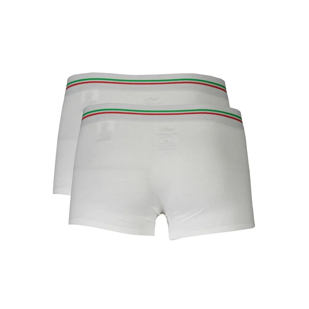 Aeronautica Militare White Cotton Men's Boxer Briefs - Zeiniez