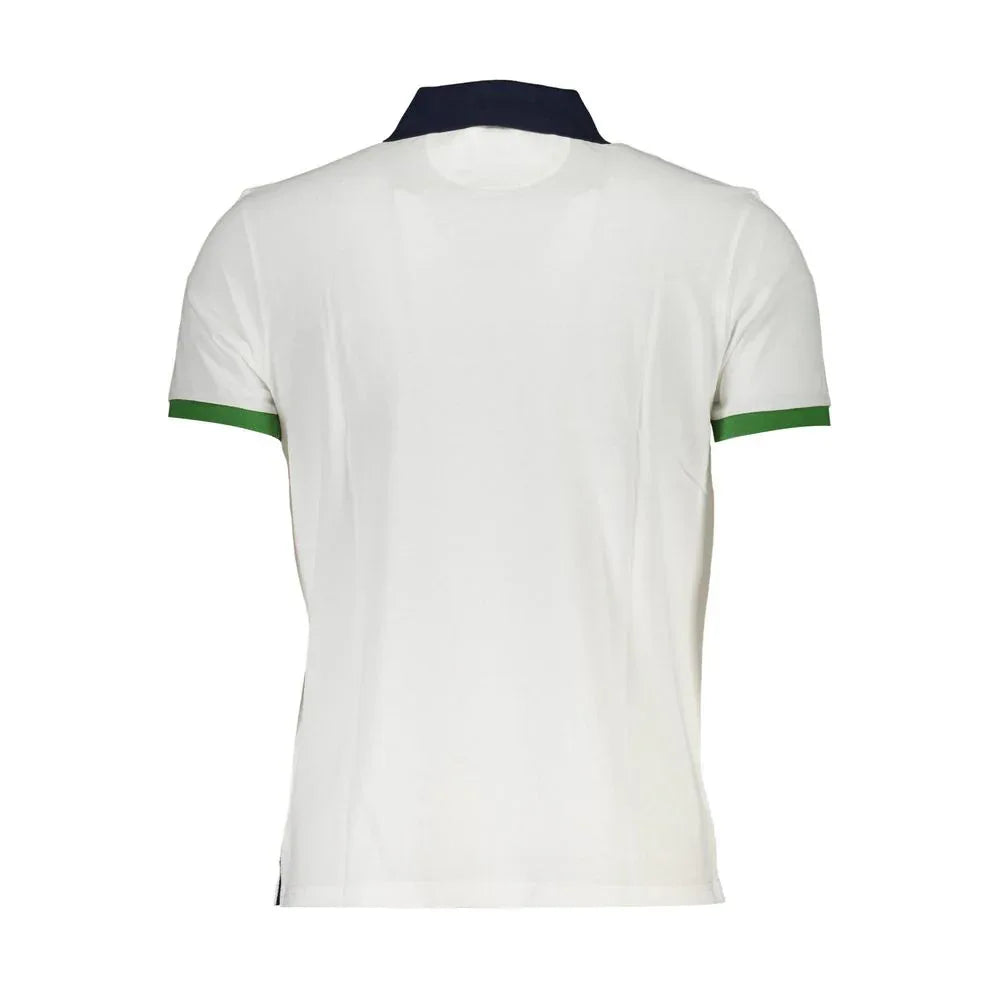 La Martina Bianco Cotton Men Polo - Zeiniez