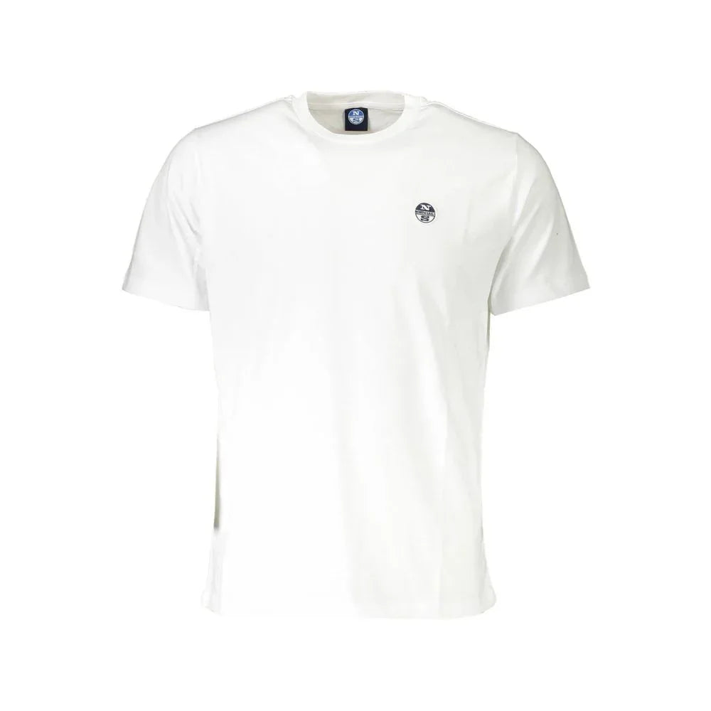 North Sails Bianco Cotton Mens T-Shirt - Zeiniez