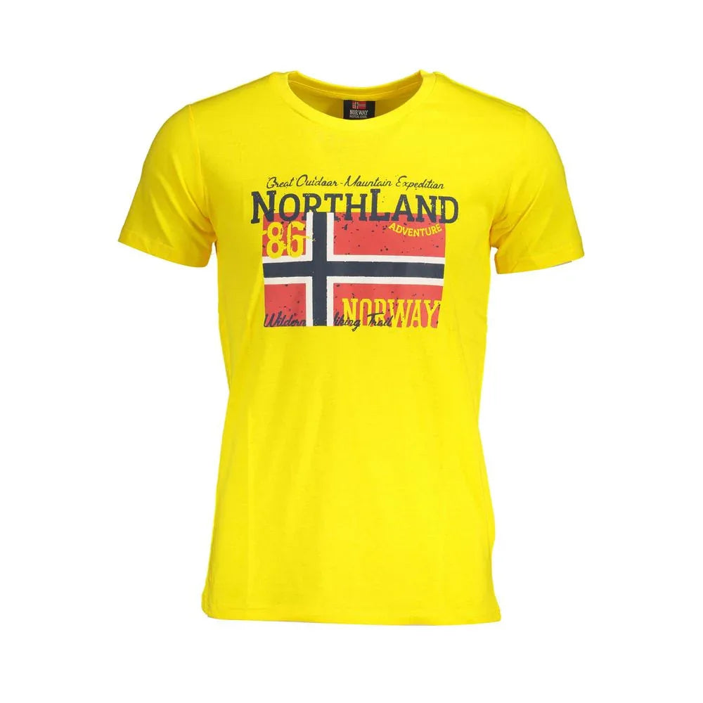 Norway 1963 Yellow Cotton Men T-Shirt - Zeiniez