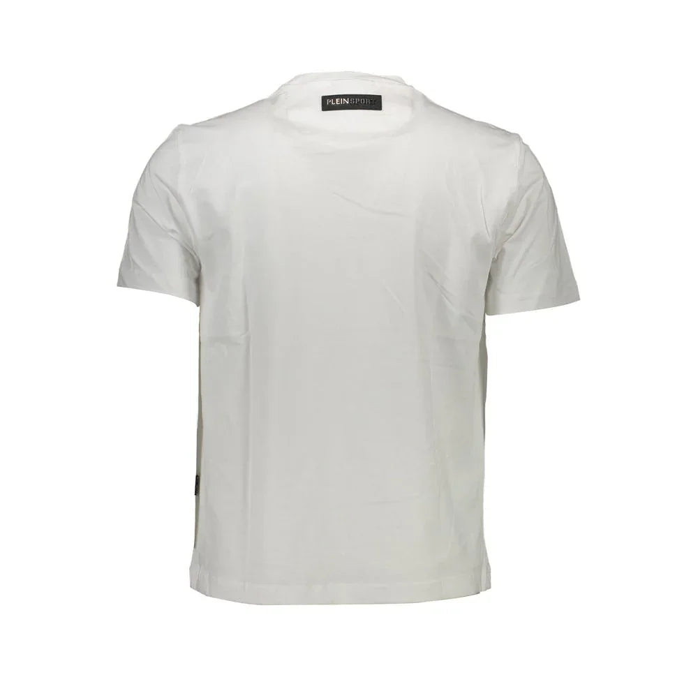 Plein Sport White Cotton Men's T-Shirt - Zeiniez