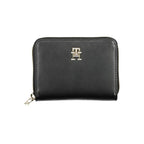 Tommy Hilfiger Black Polyurethane Women Wallet - Zeiniez