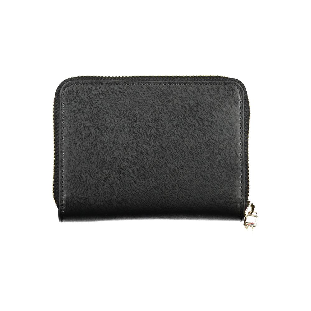 Tommy Hilfiger Black Polyurethane Women Wallet - Zeiniez