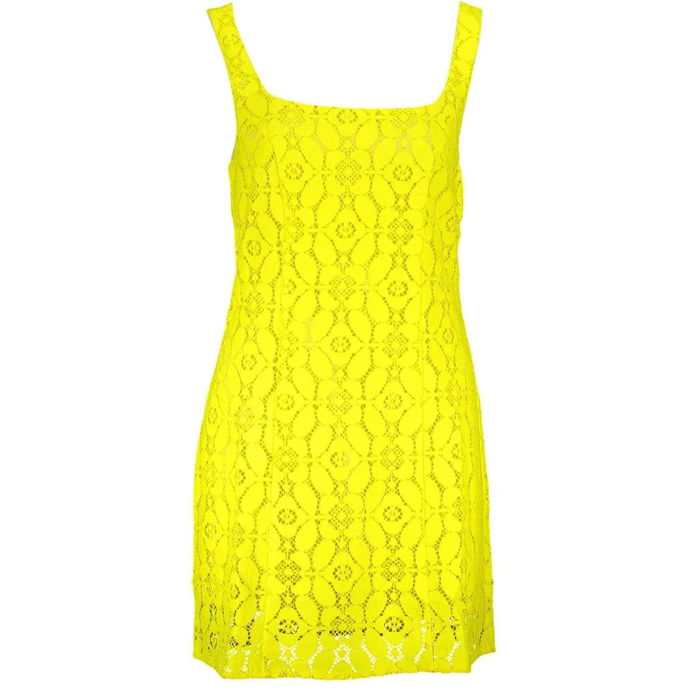 Desigual Yellow Polyester Women Dress - Zeiniez