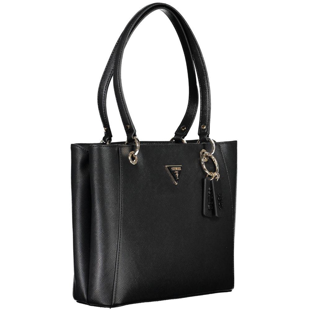 Guess Jeans Black Polyurethane Women Handbag - Zeiniez