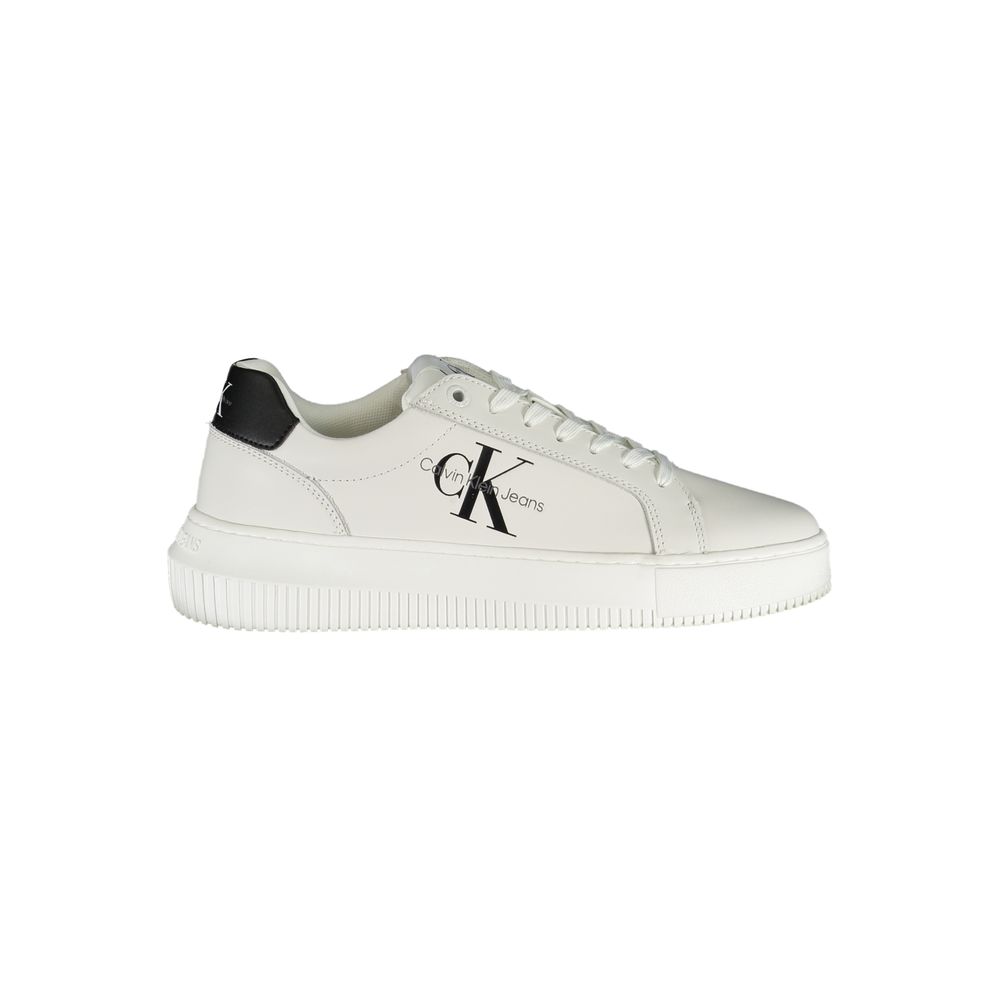 Calvin Klein White Leather Women Sneaker - Zeiniez