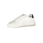 Calvin Klein Sophisticated White Lace-Up Sneakers - Zeiniez