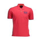 La Martina Red Cotton Polo T-Shirt - Zeiniez