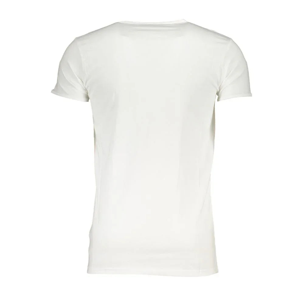 Cavalli Class White Cotton T-Shirt - Zeiniez