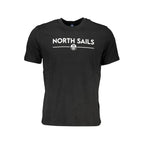 North Sails Black Cotton Men's T-Shirt - Zeiniez