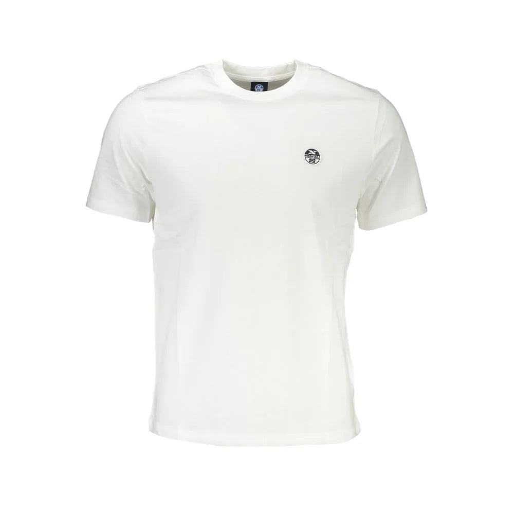 North Sails Bianco Cotton Men T-Shirt - Zeiniez