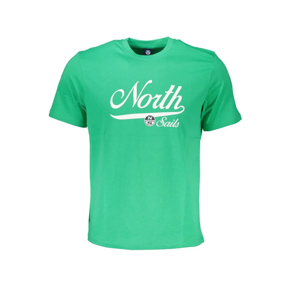 North Sails Verde Cotton Men T-Shirt - Zeiniez