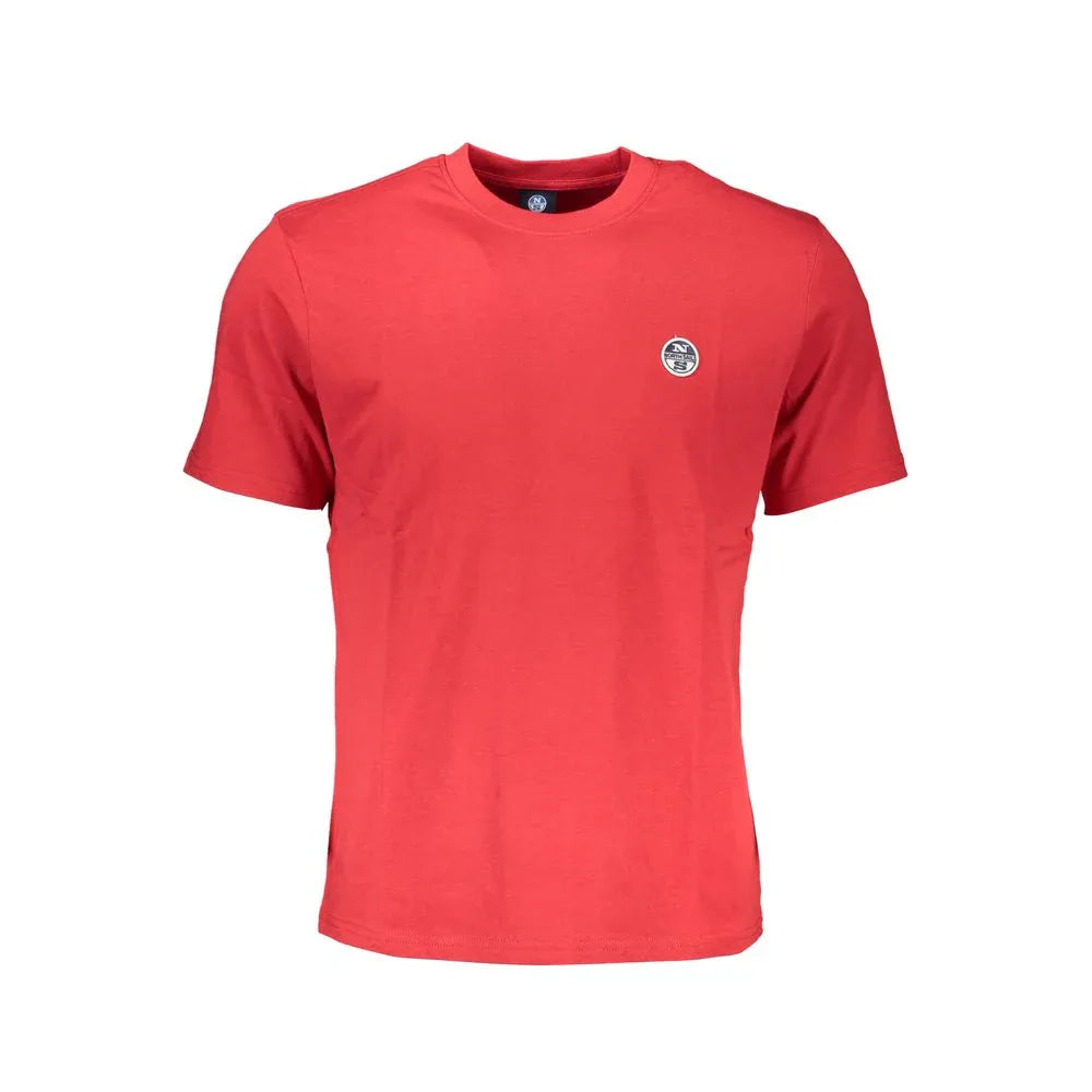North Sails Rosso Cotton Men T-Shirt - Zeiniez