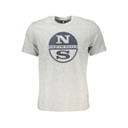 North Sails Grigio Cotton Men's T-Shirt - Zeiniez