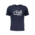 North Sails Blue Cotton Men T-Shirt - Zeiniez