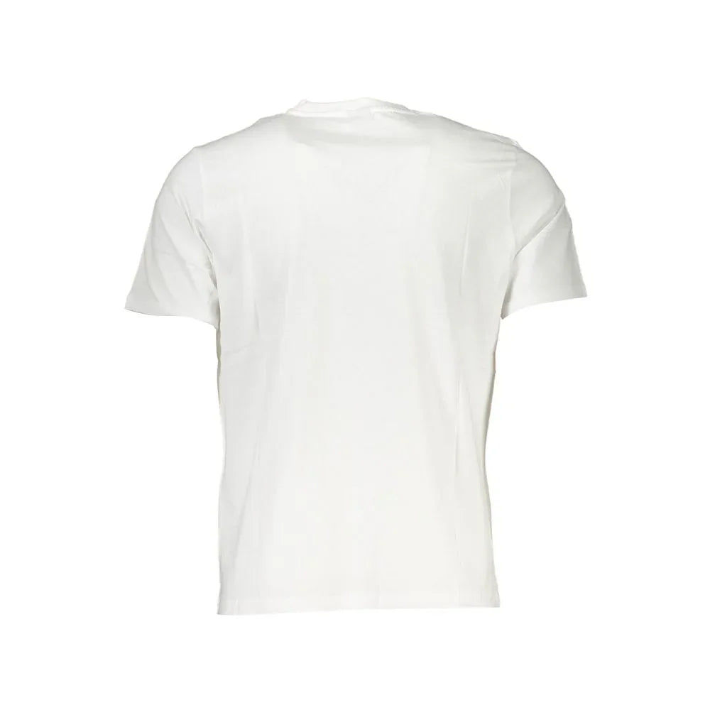 North Sails White Cotton Men's T-Shirt - Zeiniez