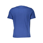 North Sails Blue Cotton Men T-Shirt - Zeiniez