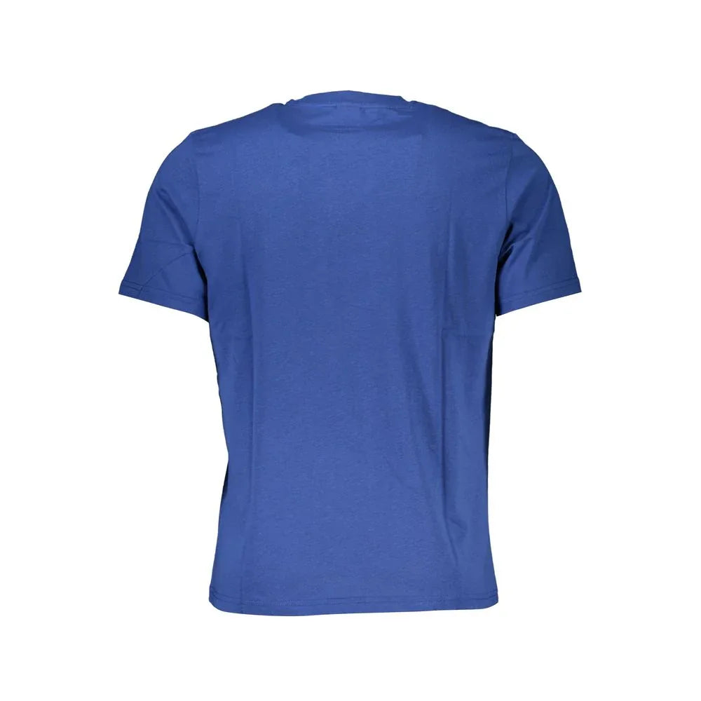 North Sails Blue Cotton Men T-Shirt - Zeiniez