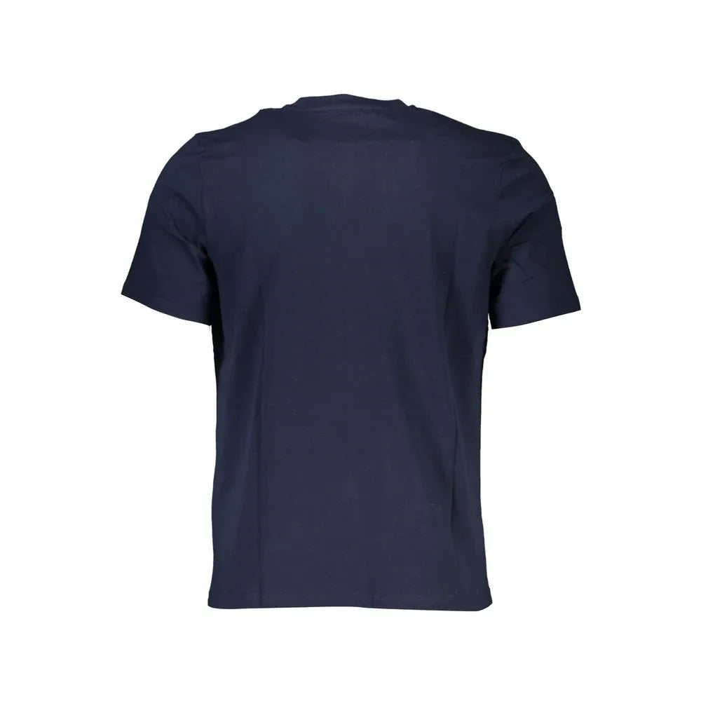 North Sails Blue Cotton Men T-Shirt - Zeiniez