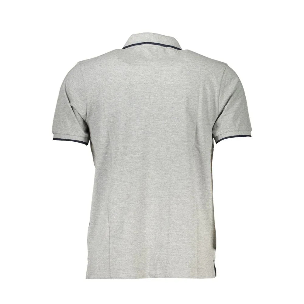 North Sails Grigio Cotton Mens Polo Shirt - Zeiniez