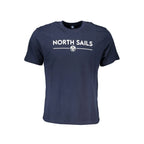North Sails Blue Cotton Men T-Shirt - Zeiniez