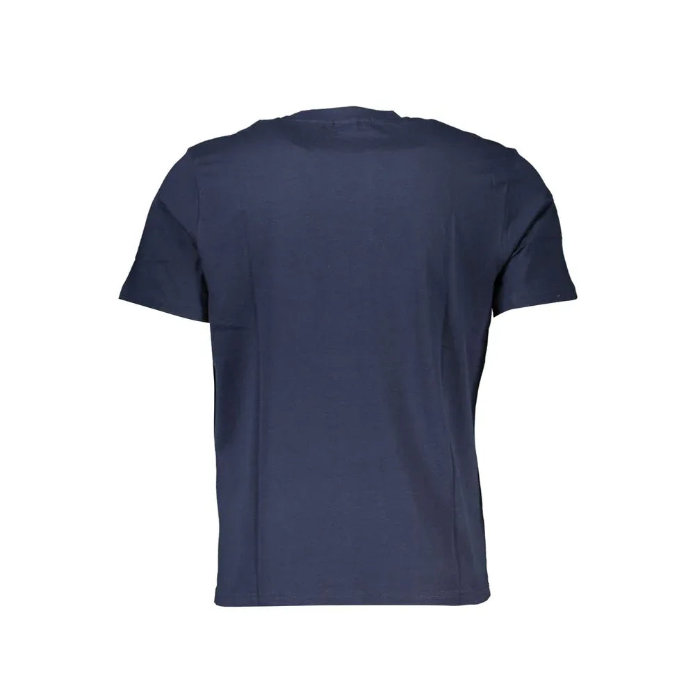 North Sails Blue Cotton Men T-Shirt - Zeiniez