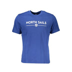 North Sails Blu Cotton Men T-Shirt - Zeiniez