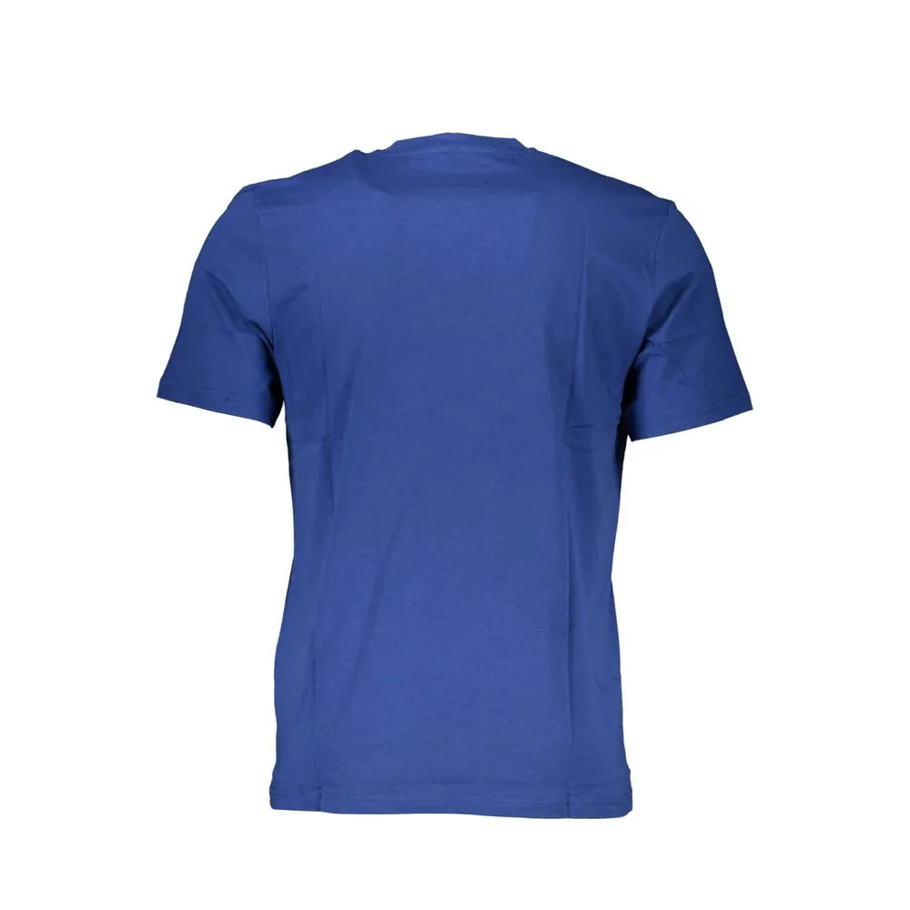 North Sails Blue Cotton Men T-Shirt - Zeiniez