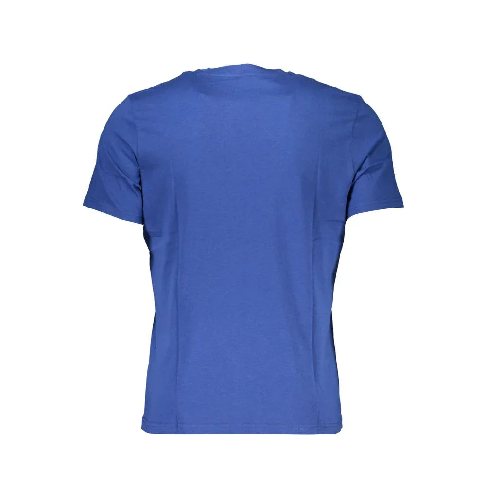 North Sails Blu Cotton Men T-Shirt - Zeiniez