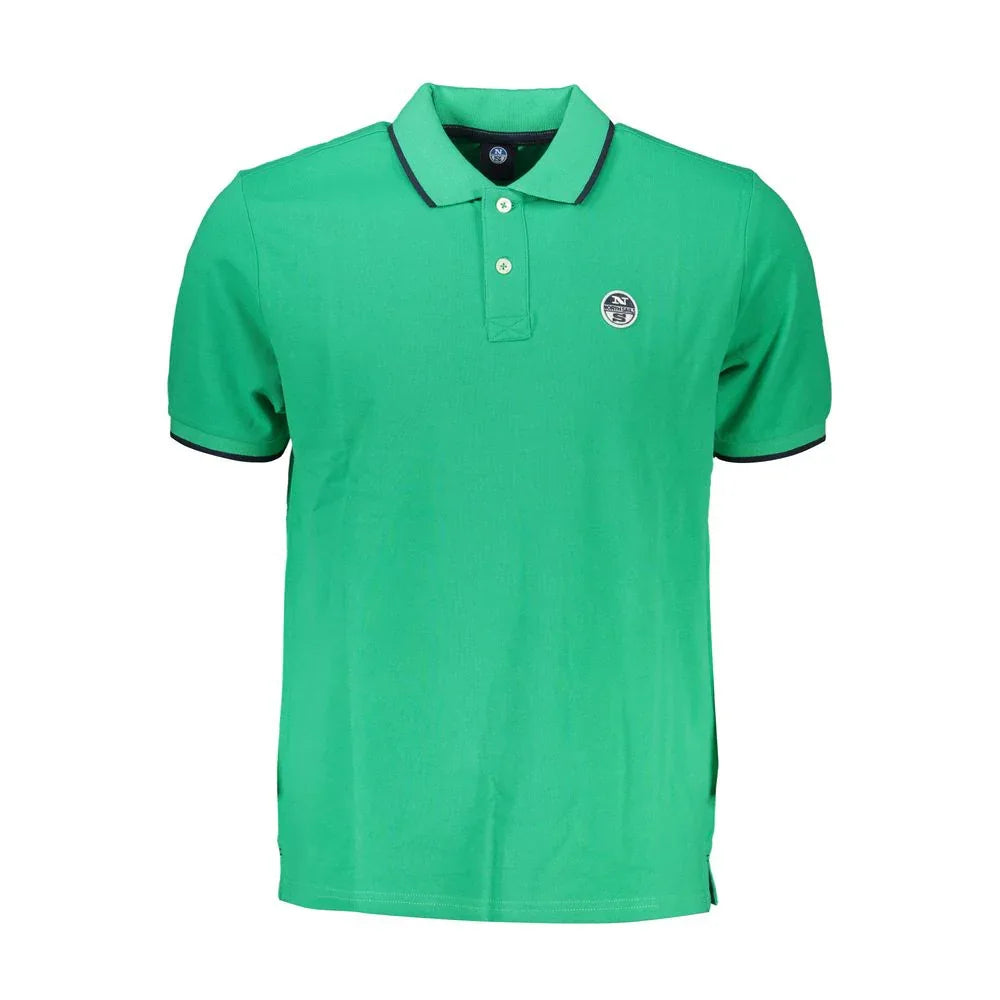 North Sails Verde Cotton Men Polo Shirt - Zeiniez