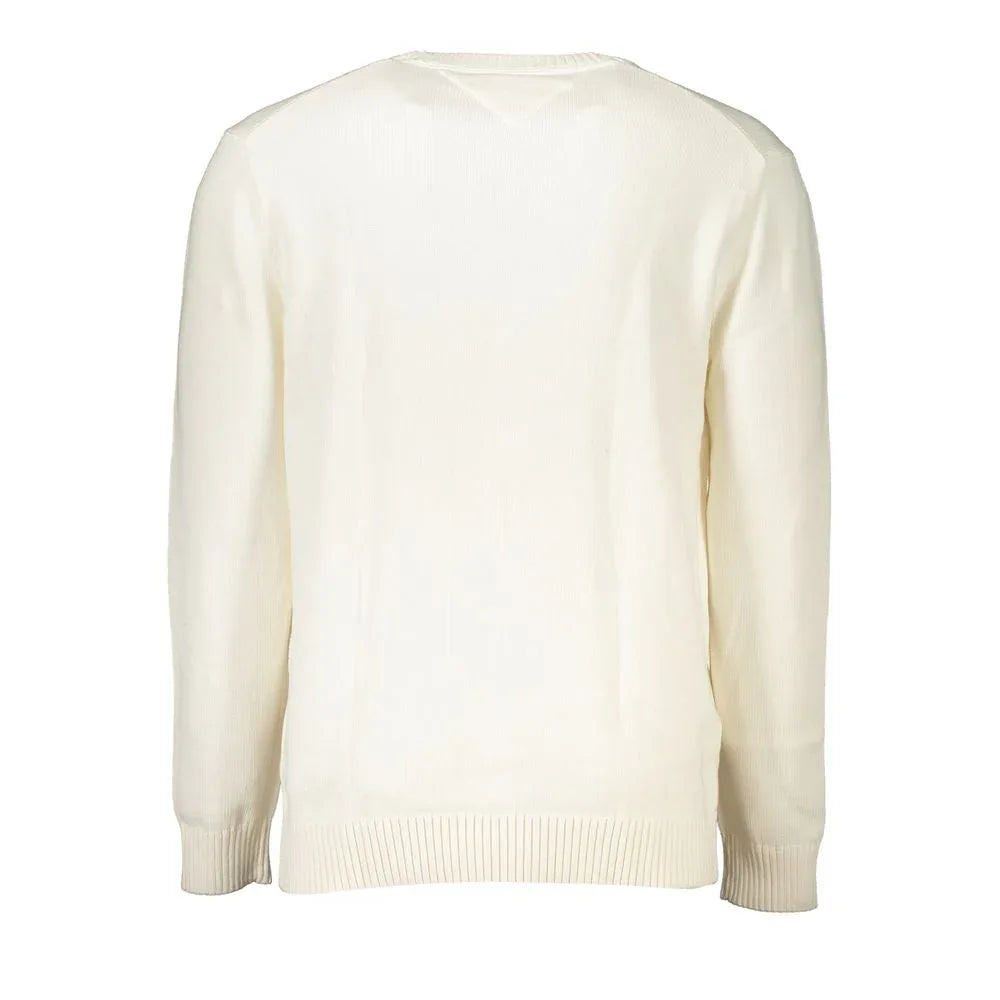 Tommy Hilfiger White Cotton Men's Sweater - Zeiniez