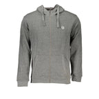 Sergio Tacchini Grigio Cotton Men's Hooded Sweatshirt - Zeiniez