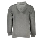 Sergio Tacchini Grigio Cotton Men's Hooded Sweatshirt - Zeiniez