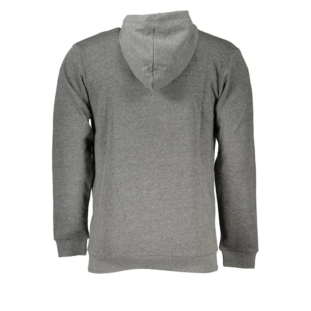 Sergio Tacchini Grigio Cotton Men's Hooded Sweatshirt - Zeiniez