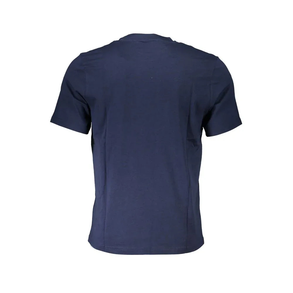 North Sails Blu Cotton Men T-Shirt - Zeiniez