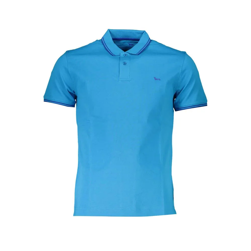 Harmont & Blaine Azzurro Cotton Men Polo Shirt - Zeiniez