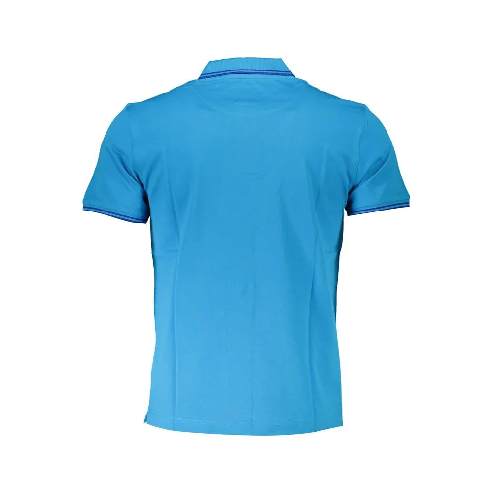 Harmont & Blaine Azzurro Cotton Men Polo Shirt - Zeiniez