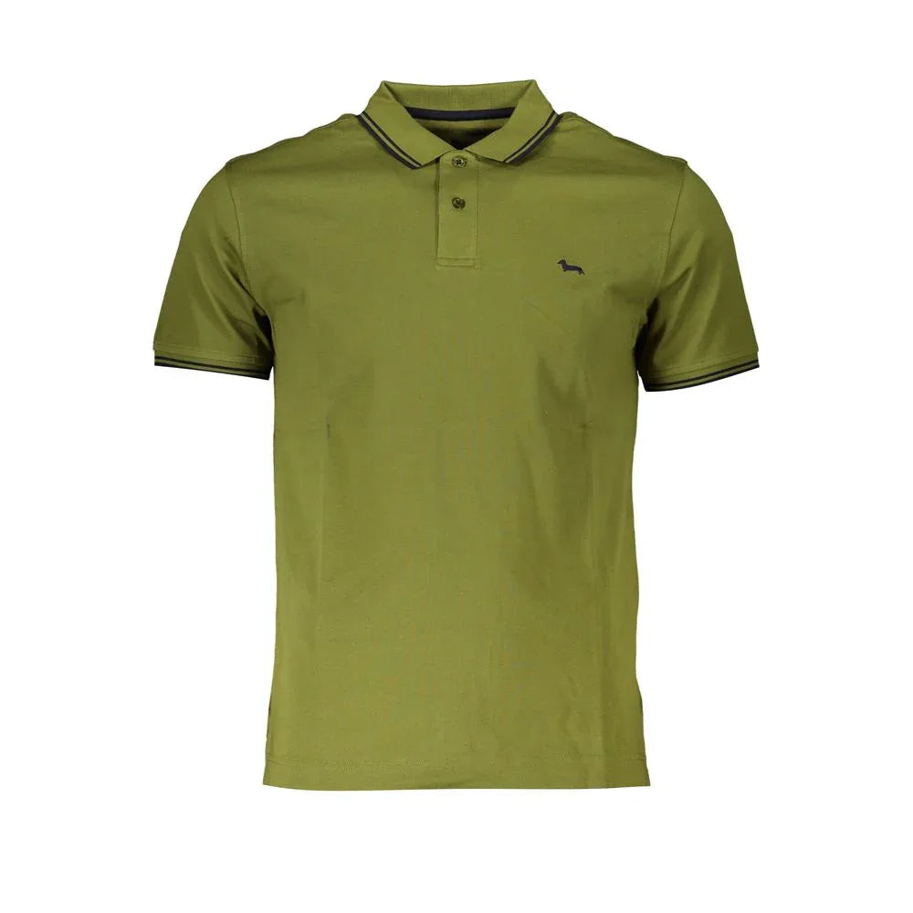 Harmont & Blaine Verde Cotton Mens Polo - Zeiniez