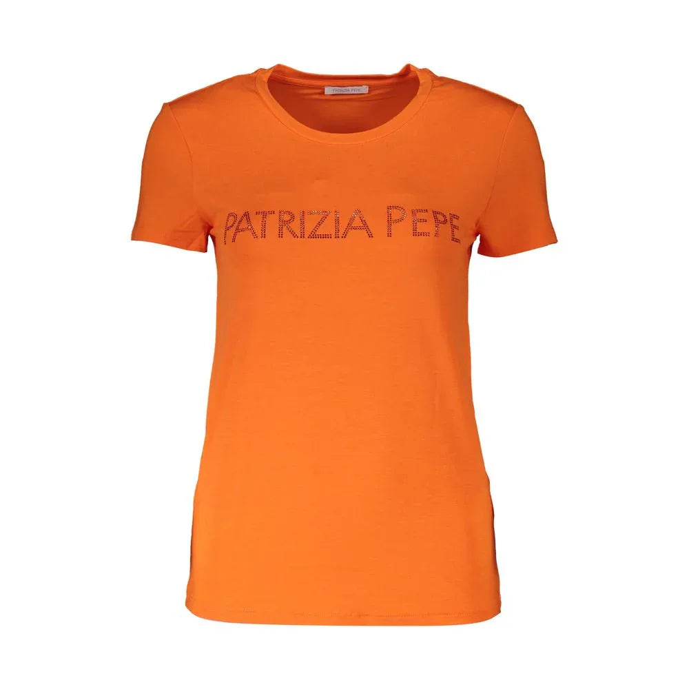 Patrizia Pepe Arancione Viscosa Women T-Shirt - Zeiniez