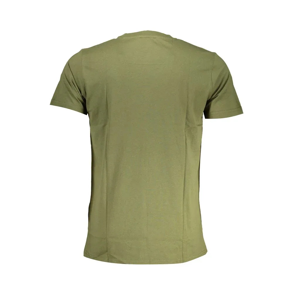 Cavalli Class Verde Cotton Men T-Shirt - Zeiniez