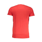 Cavalli Class Red Cotton Men T-Shirt - Zeiniez