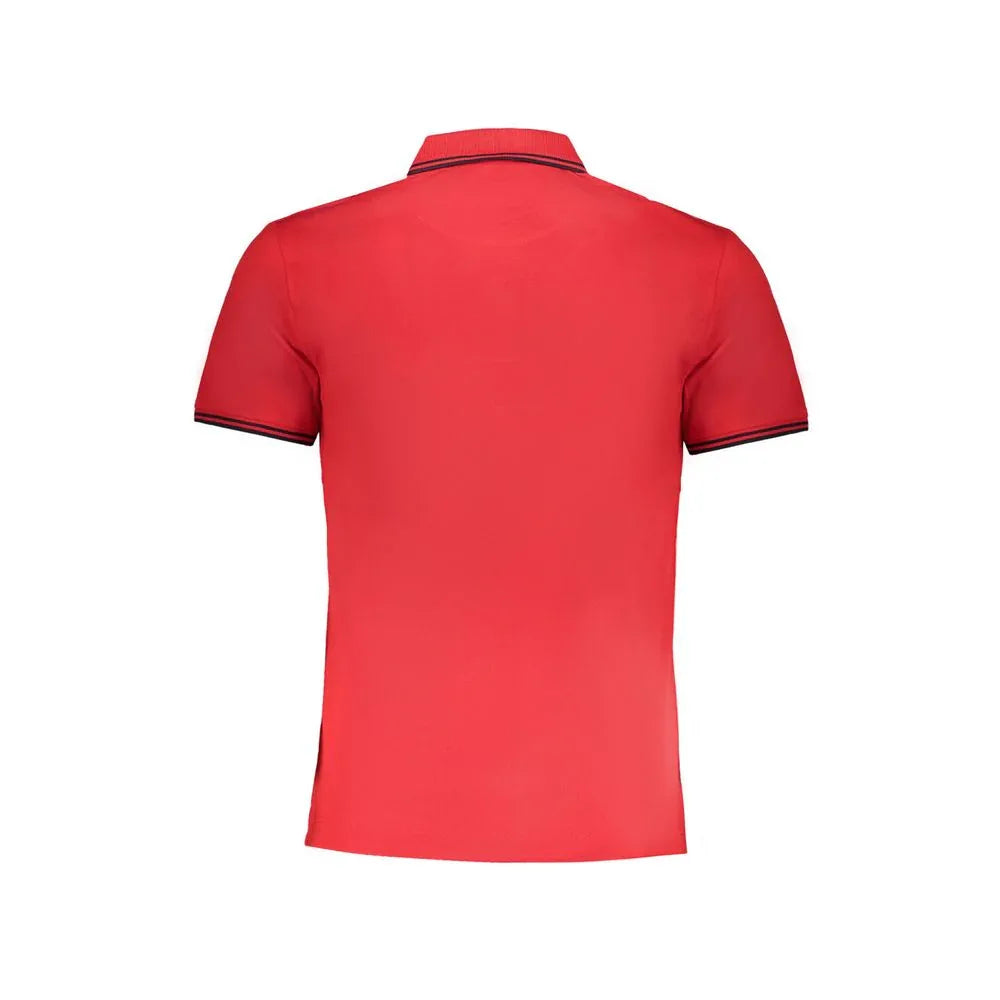 Harmont & Blaine Rosso Cotton Men Polo Shirt - Zeiniez