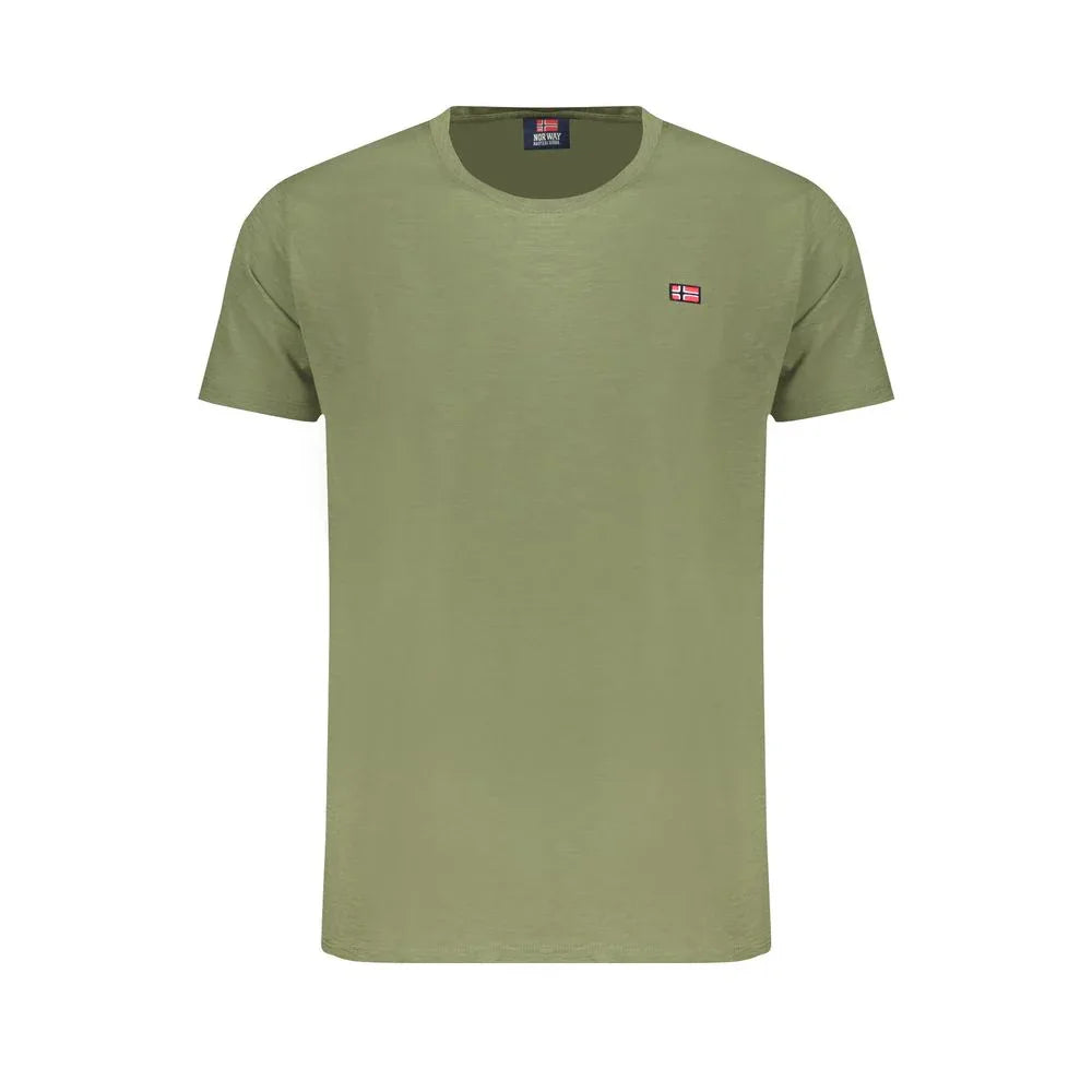 Norway 1963 Verde Cotton Men T-Shirt - Zeiniez